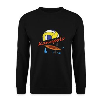 Canot, balle et eau - Kanupolo - Sweat-shirt Unisexe - noir - Devant - Alina (178cm) & Michal (187cm)