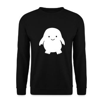 Adipose - Unisex Sweatshirt - black - Front - Alina (178cm) & Michal (187cm)