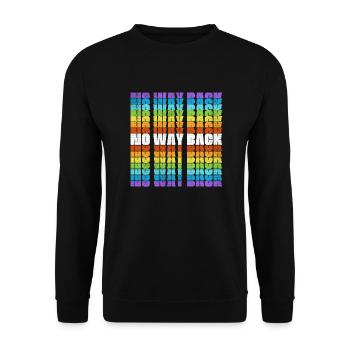 No Way Back - Unisex Sweatshirt - black - Front - Alina (178cm) & Michal (187cm)