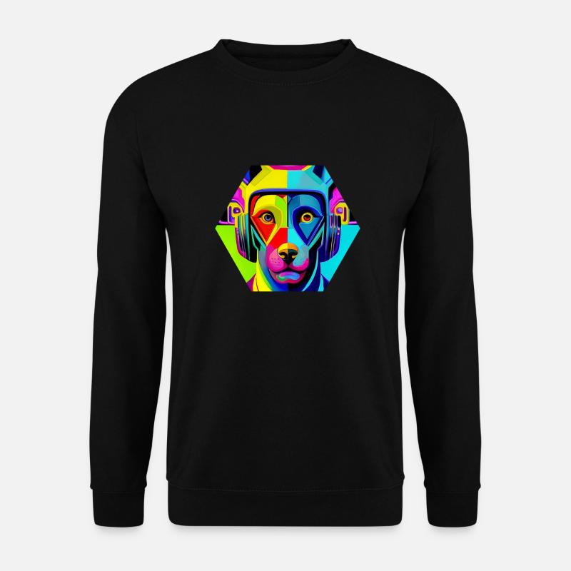 Superheldenhund #6 - Unisex Pullover - Schwarz