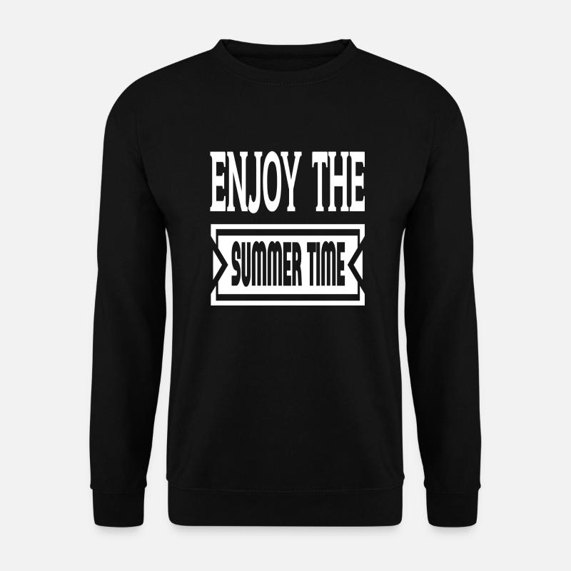 Enjoy The Summer Time - Unisex Sweatshirt - black