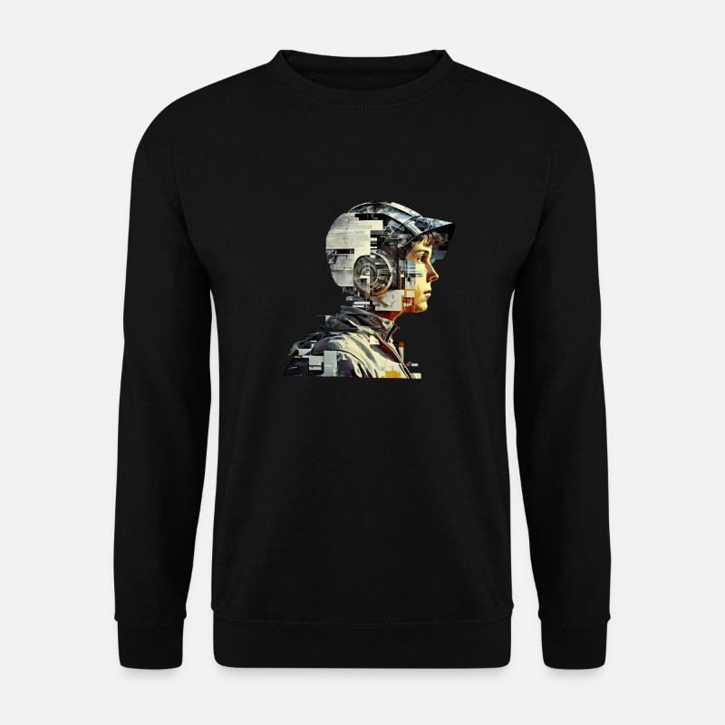 Retro Flash No41 - Unisex Pullover - Schwarz