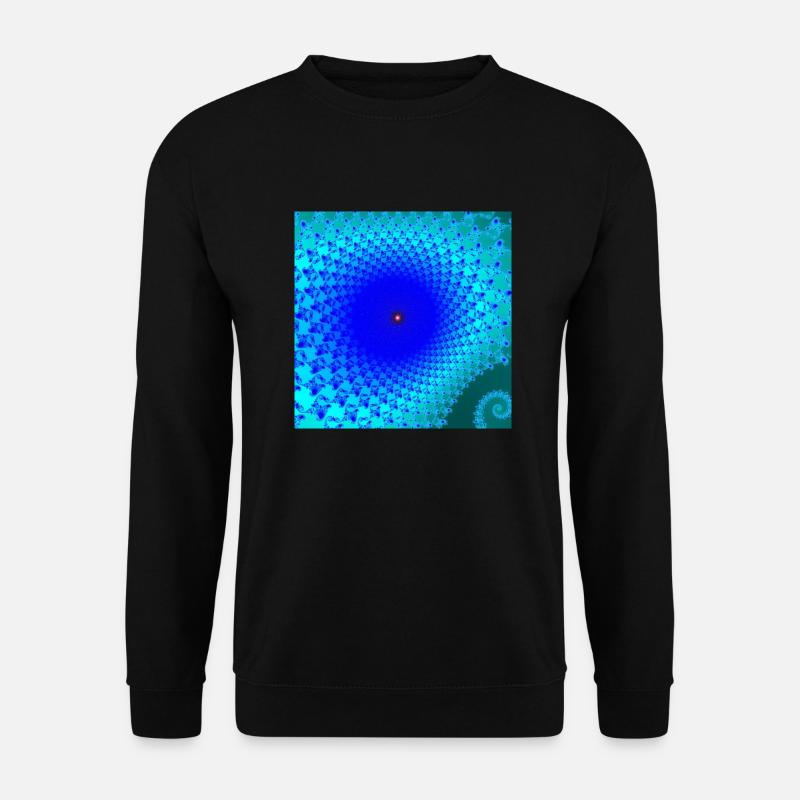 0006 Blue Sun - Unisex Pullover - Schwarz
