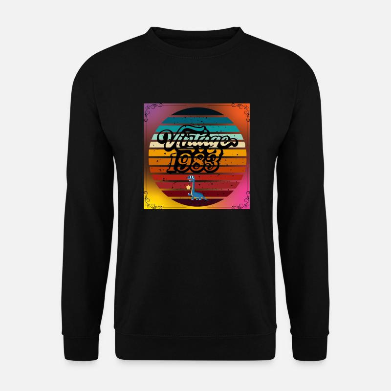 Verrückte 80er - Unisex Pullover - Schwarz