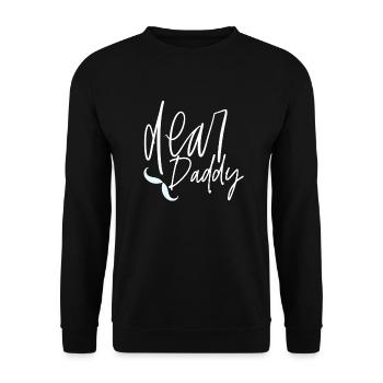 Best dad ever - Unisex Sweatshirt - black - Front - Alina (178cm) & Michal (187cm)