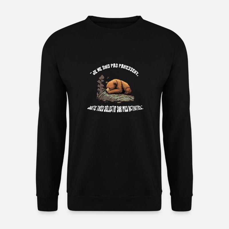 I'm not lazy - Unisex Sweatshirt - black