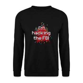 Fear of the establishment? - Unisex Sweatshirt - black - Front - Alina (178cm) & Michal (187cm)