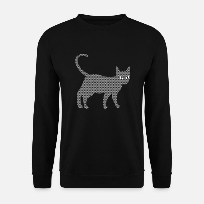 Structural cat - Unisex Sweatshirt - black