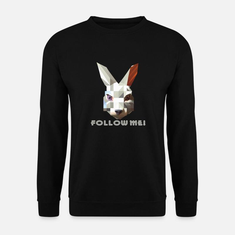 White Rabbit - Unisex Pullover - Schwarz