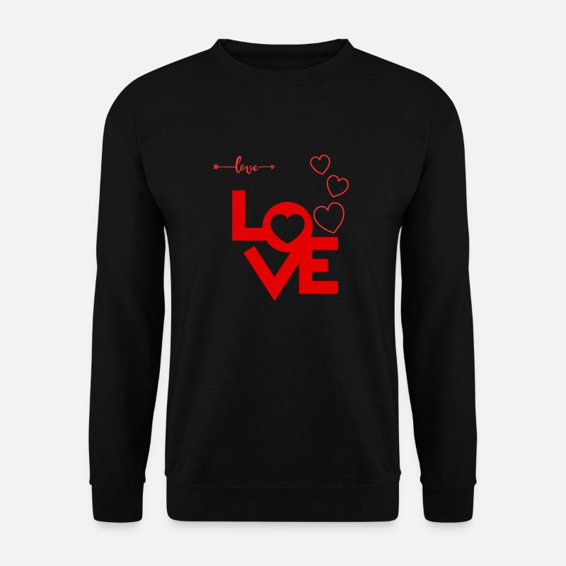 Liebe - Unisex Pullover - Schwarz