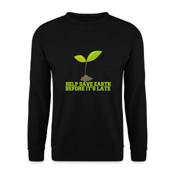 nature - Unisex Pullover - Schwarz - Vorne - Alina (178cm) & Michal (187cm)
