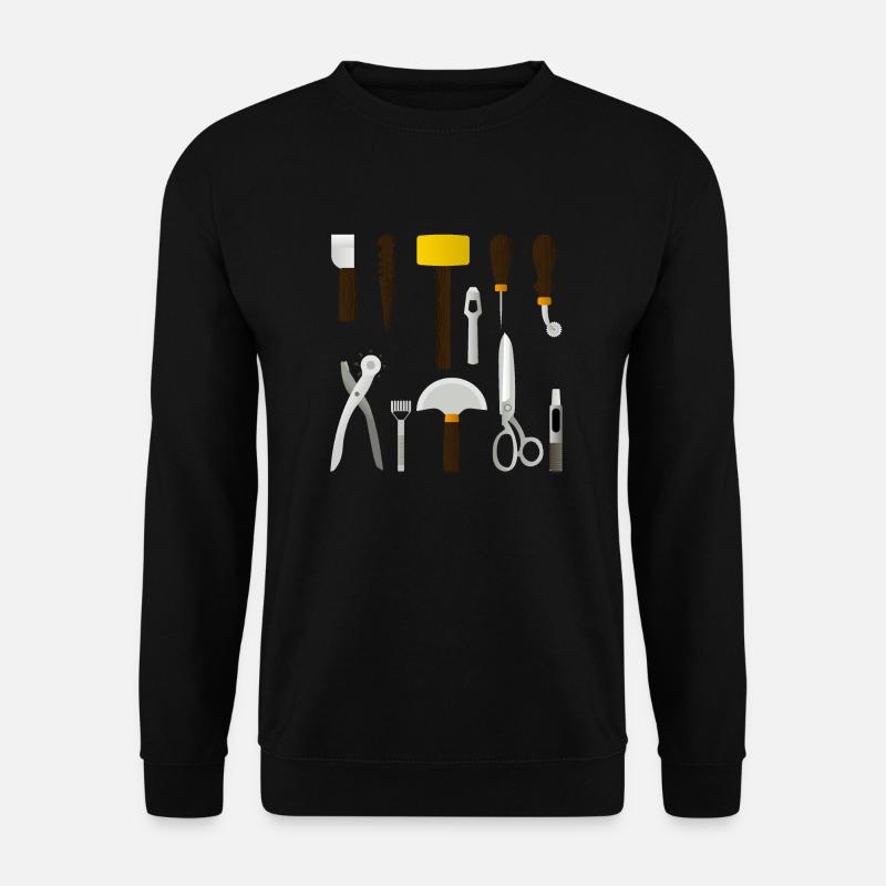 Lederbearbeitungswerkzeuge - Unisex Pullover - Schwarz