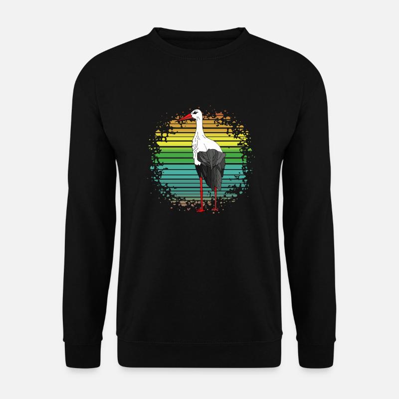 Storchvogel - Unisex Pullover - Schwarz