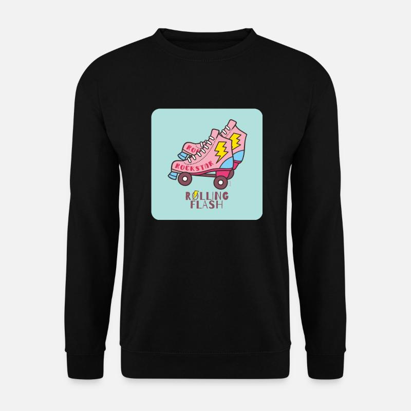 Rollender Blitz - Unisex Pullover - Schwarz