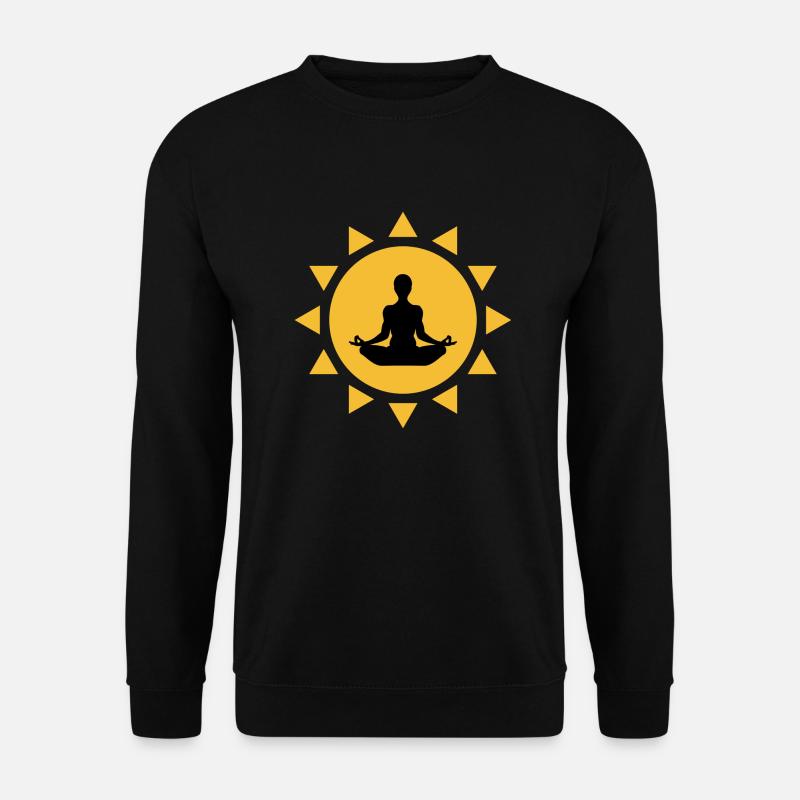 Meditation - Unisex Pullover - Schwarz