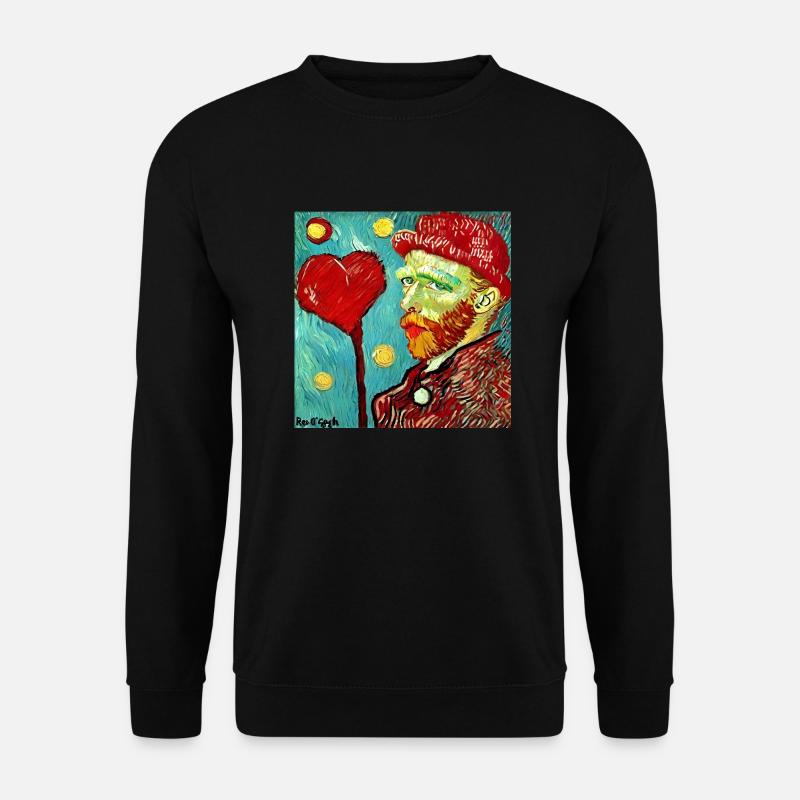 Van Gogh Liebe - Unisex Pullover - Schwarz
