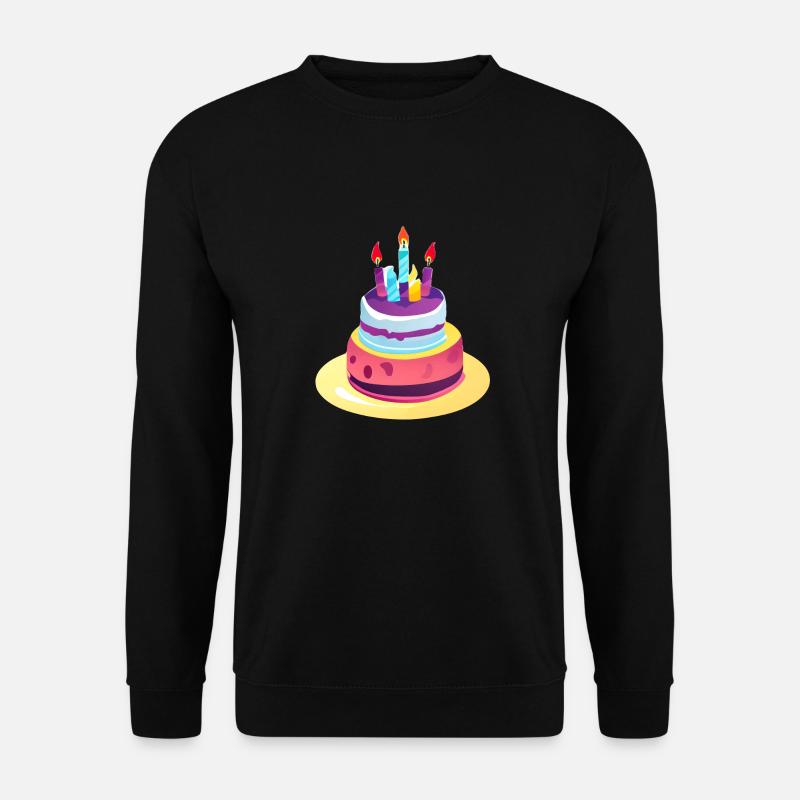 Geburtstag Baby Geburtstagstorte Geburtstagsfeier - Unisex Pullover - Schwarz