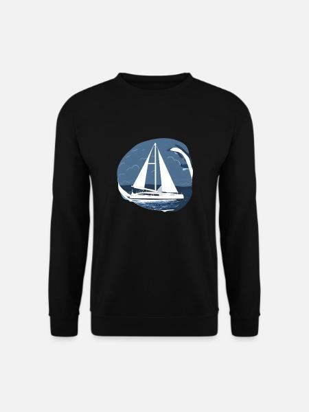 Sailing Sailing Sailboat Sailing Ship - Unisex Sweatshirt - black