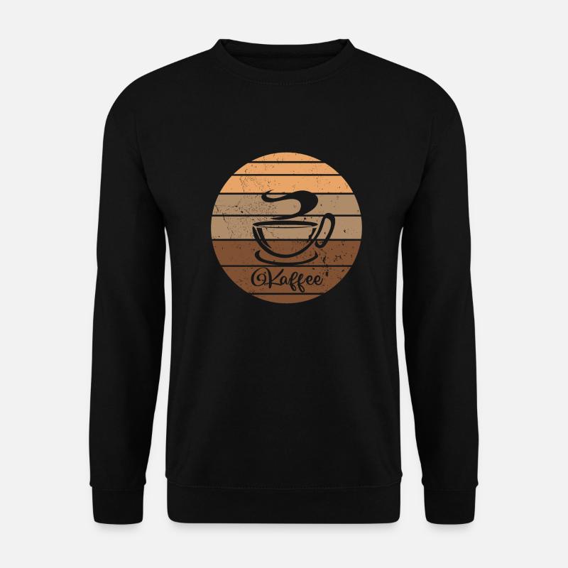Kaffee Design, ich brauche Kaffee - Unisex Pullover - Schwarz