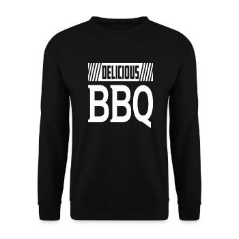 Délicieux barbecue - Sweat-shirt Unisexe - noir - Devant - Alina (178cm) & Michal (187cm)