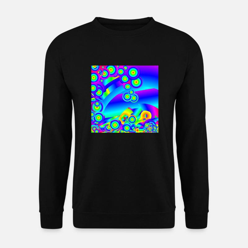 Abstract Ocean waves - Unisex Sweatshirt - black