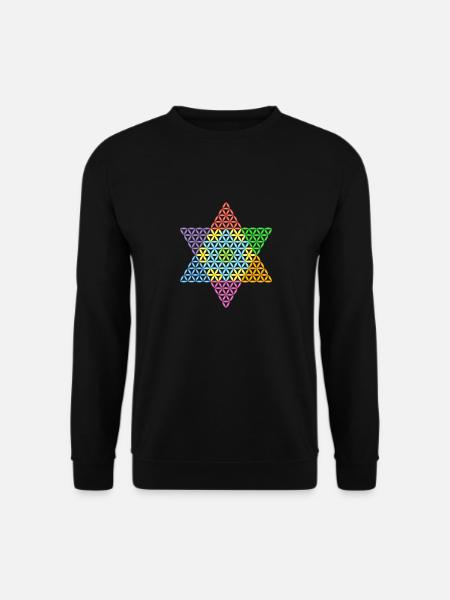 Sacred Star - Star of Life 04/3D/Cf. - Unisex Sweatshirt - black