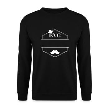 Junggesellinnenabschied - Unisex Pullover - Schwarz - Vorne - Alina (178cm) & Michal (187cm)