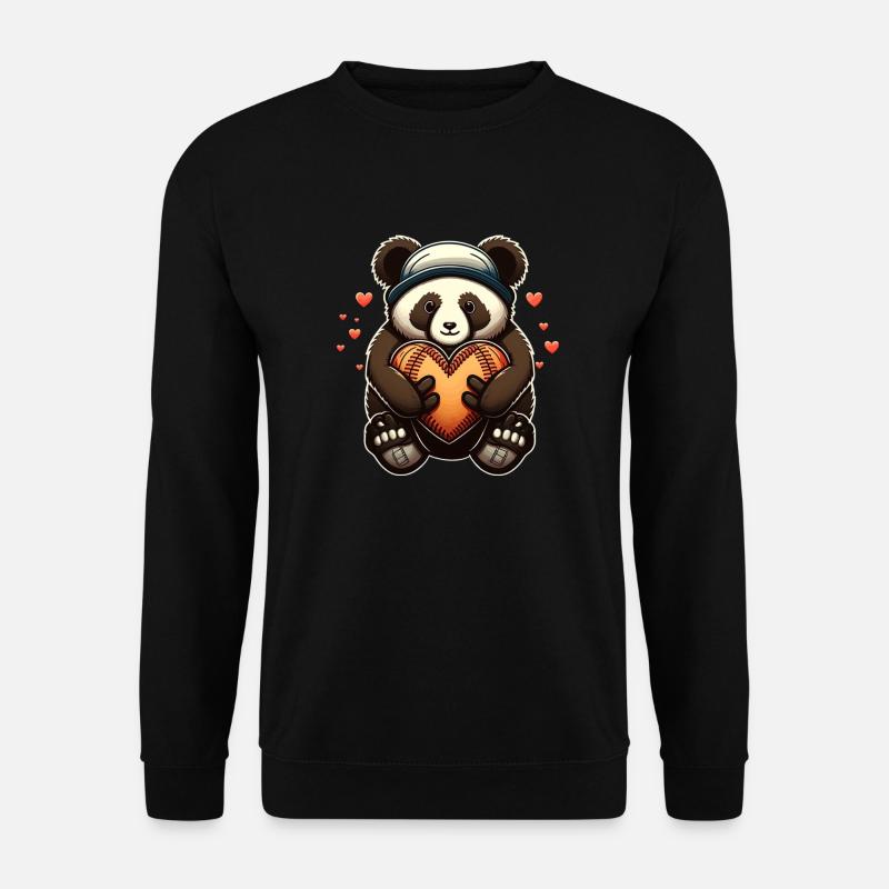 Adorable Panda - Unisex Sweatshirt - black