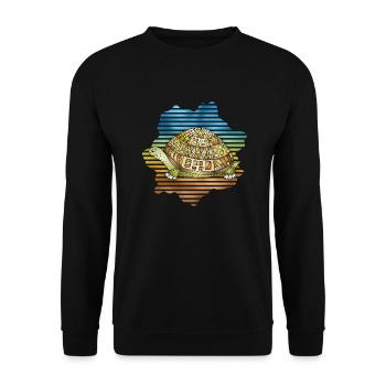 Tortue - Sweat-shirt Unisexe - noir - Devant - Alina (178cm) & Michal (187cm)