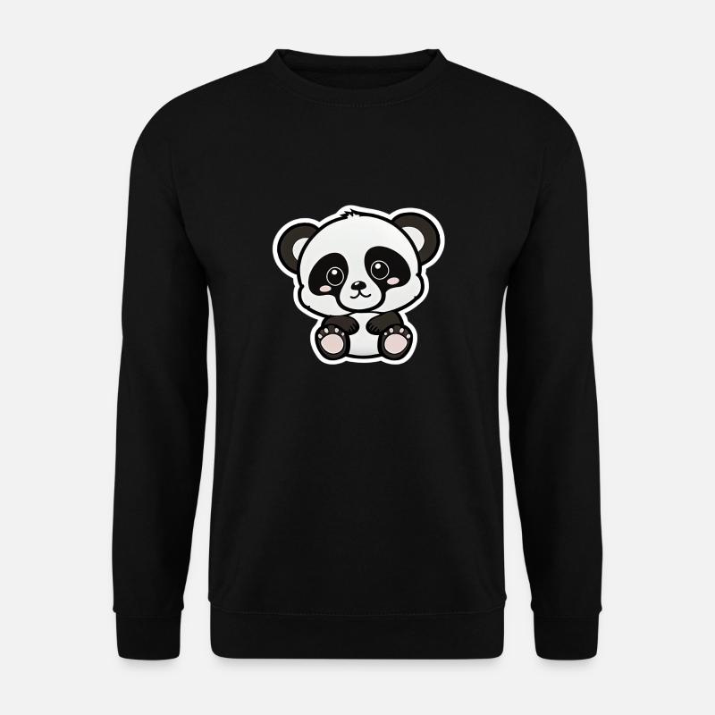 Baby Panda - Unisex Pullover - Schwarz