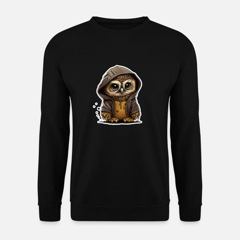 Babyeule mit Hoodie - Unisex Pullover - Schwarz