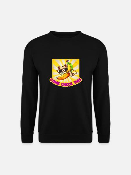 come check this - Unisex Sweatshirt - black
