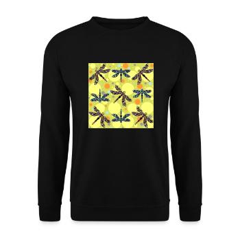 Wichtig - Unisex Pullover - Schwarz - Vorne - Alina (178cm) & Michal (187cm)