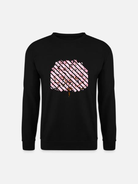 Cherry blossom in spring - Unisex Sweatshirt - black