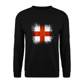 England Vereinigtes Königreich London Britisches Englisch Vereinigtes Königreich - Unisex Pullover - Schwarz - Vorne - Alina (178cm) & Michal (187cm)