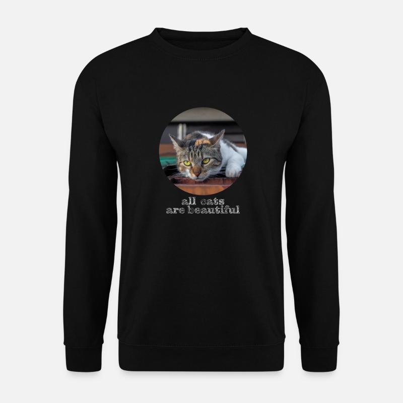 All cats are beautiful - Unisex Sweatshirt - black