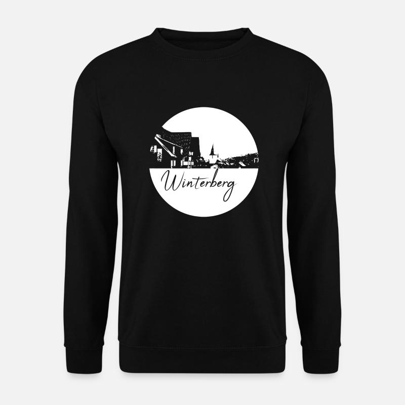 Winterberg,Skyline,White Circle,Circle - Unisex Sweatshirt - black