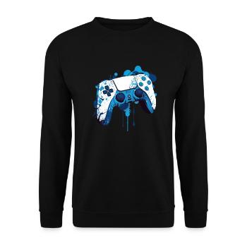 Gamer/in - Unisex Pullover - Schwarz - Vorne - Alina (178cm) & Michal (187cm)