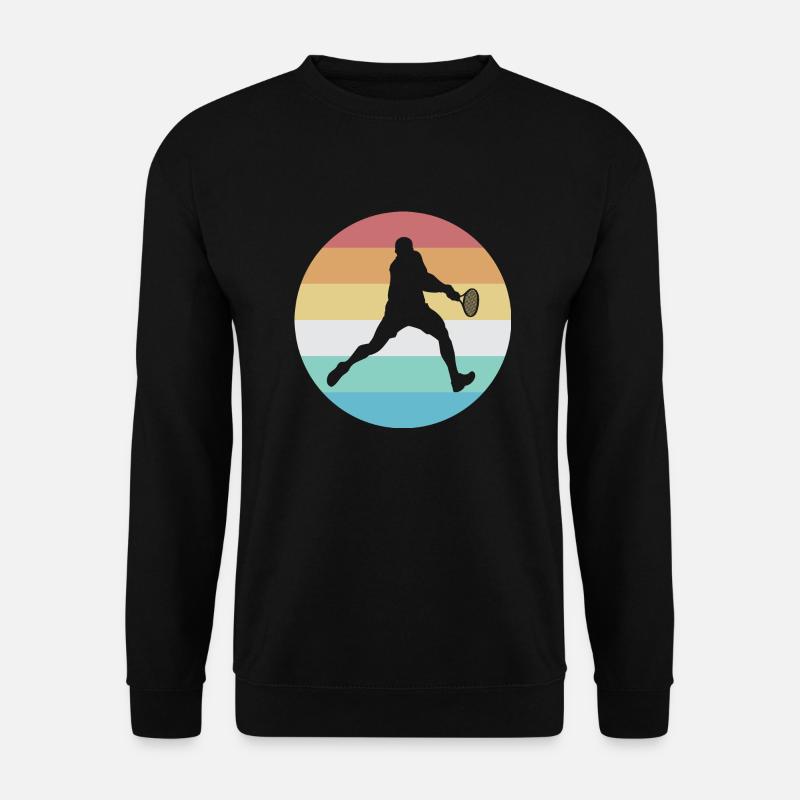 Tennis Sport Tennismatch Spruch - Unisex Pullover - Schwarz