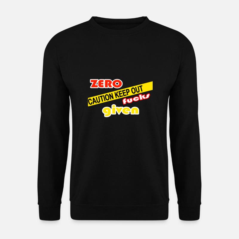 Null Ficks gegeben - Unisex Pullover - Schwarz