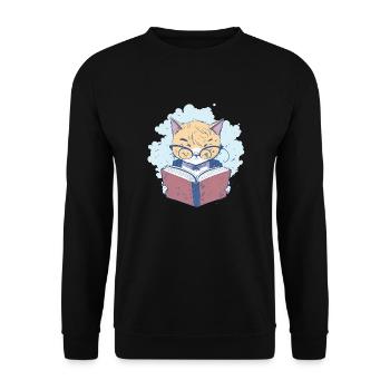 Clever master at work! - Unisex Sweatshirt - black - Front - Alina (178cm) & Michal (187cm)