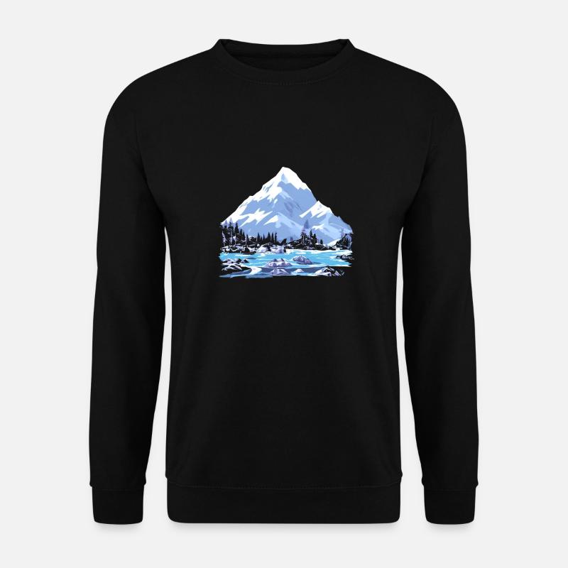 White Mountain - Unisex Pullover - Schwarz