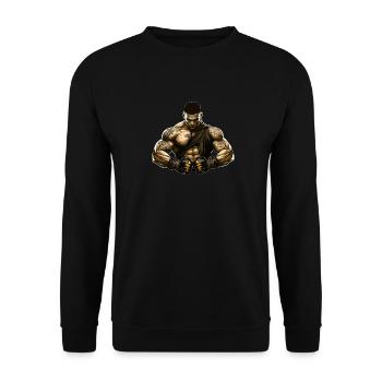 MMA - Unisex Pullover - Schwarz - Vorne - Alina (178cm) & Michal (187cm)