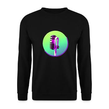 Singer Vocals Musicians Band Singing Hobby Singers - Unisex Sweatshirt - black - Front - Alina (178cm) & Michal (187cm)
