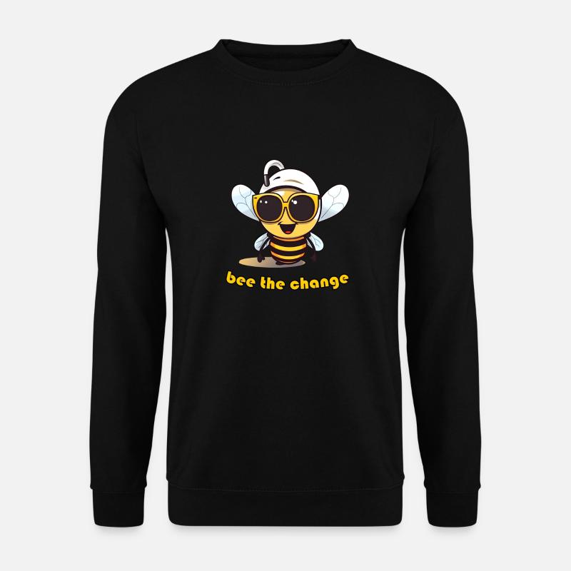 bee the change - Unisex Pullover - Schwarz