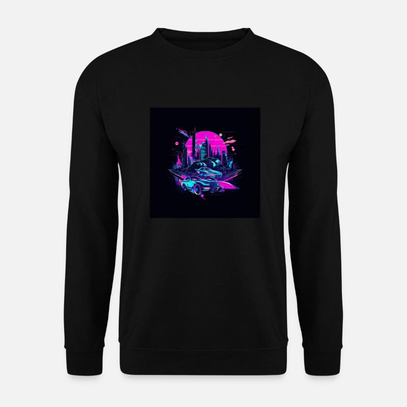 Cyber City - Unisex Pullover - Schwarz