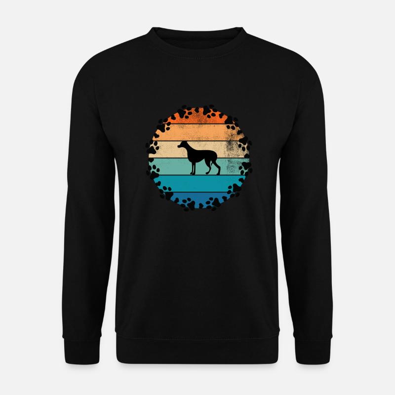 Hunde Sonne Dobermann - Unisex Pullover - Schwarz
