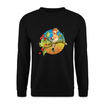 Oiseau coloré - Sweat-shirt Unisexe - noir - Devant - Alina (178cm) & Michal (187cm)