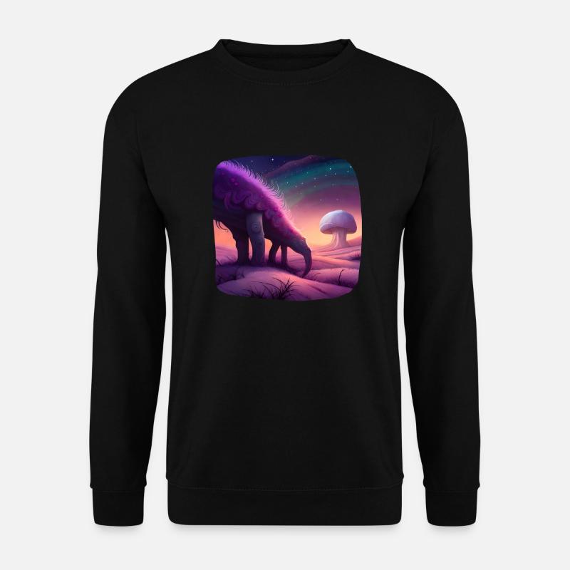 Fantasie Kreatur mystisch - Unisex Pullover - Schwarz