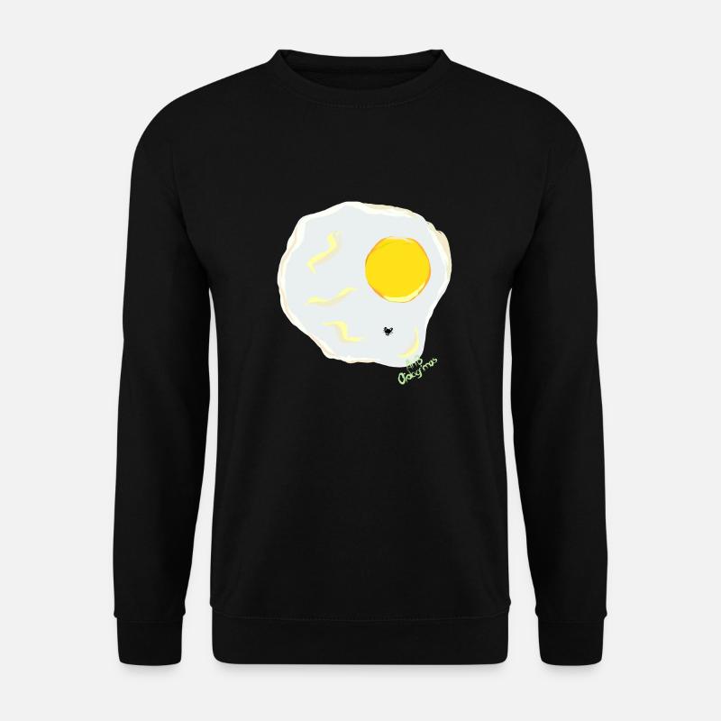 FRIED EGG v fly - Unisex Sweatshirt - black